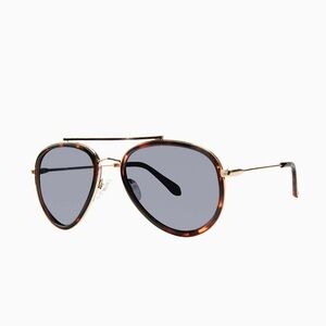 Lilly Pulitzer Elliott Sunglasses Tortoise Shell Aviator Sunglasses